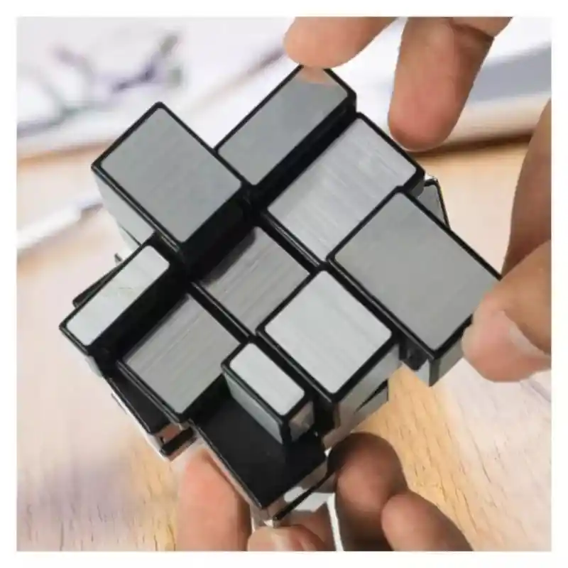 Cubo Rubik Mirror 3 X 3 Plateado Espejo