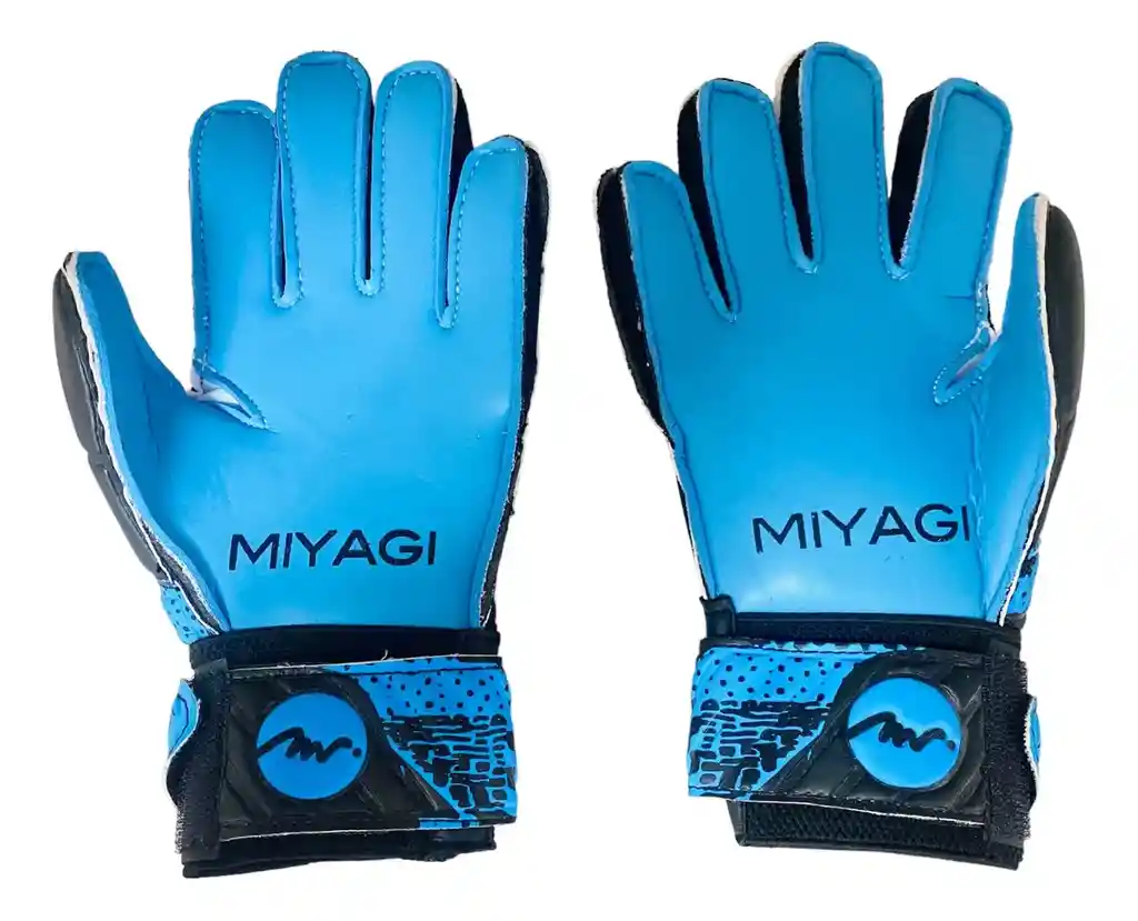 Guantes De Arquero Miyagi Get 2.0 - Mg014f - Agarre Insuperable Color Azul