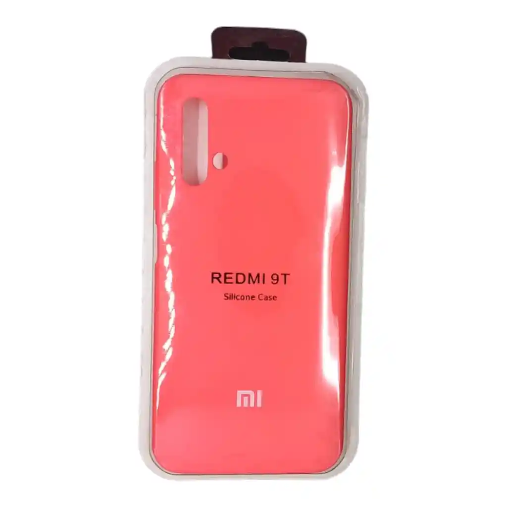 Forro Silicone Case Xiaomi Redmi 9t Salmon