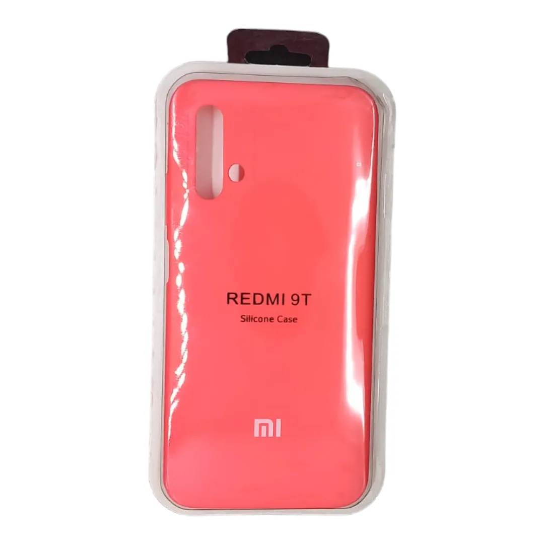 Forro Silicona Case Xiaomi Redmi Note 9 4G/ Redmi 9 Power/ Redmi 9T Salmon