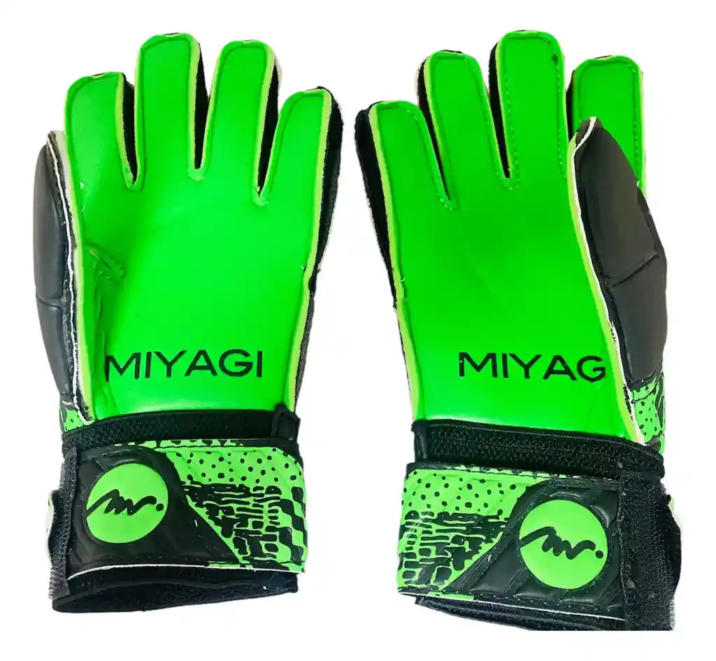 Guantes De Arquero Miyagi Get 2.0 - Mg014f - Agarre Insuperable Color Verde