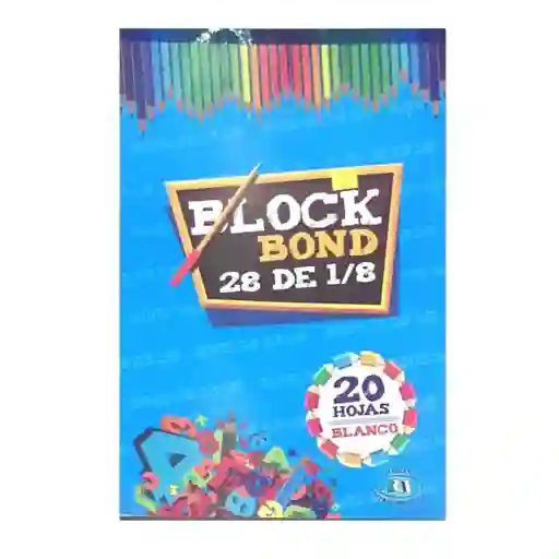 Block Bond 115 1/8 Blanco *20hj