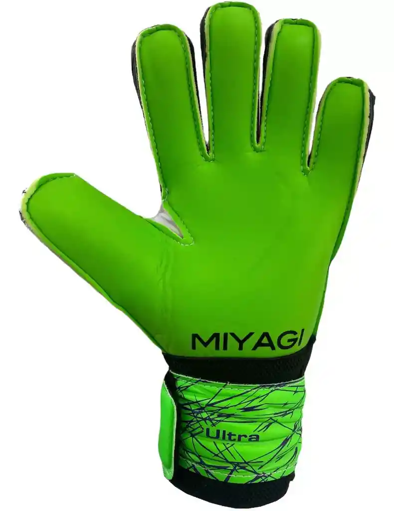Guante De Arquero Miyagi Ultra Mg012 Antifracturante Color Verde