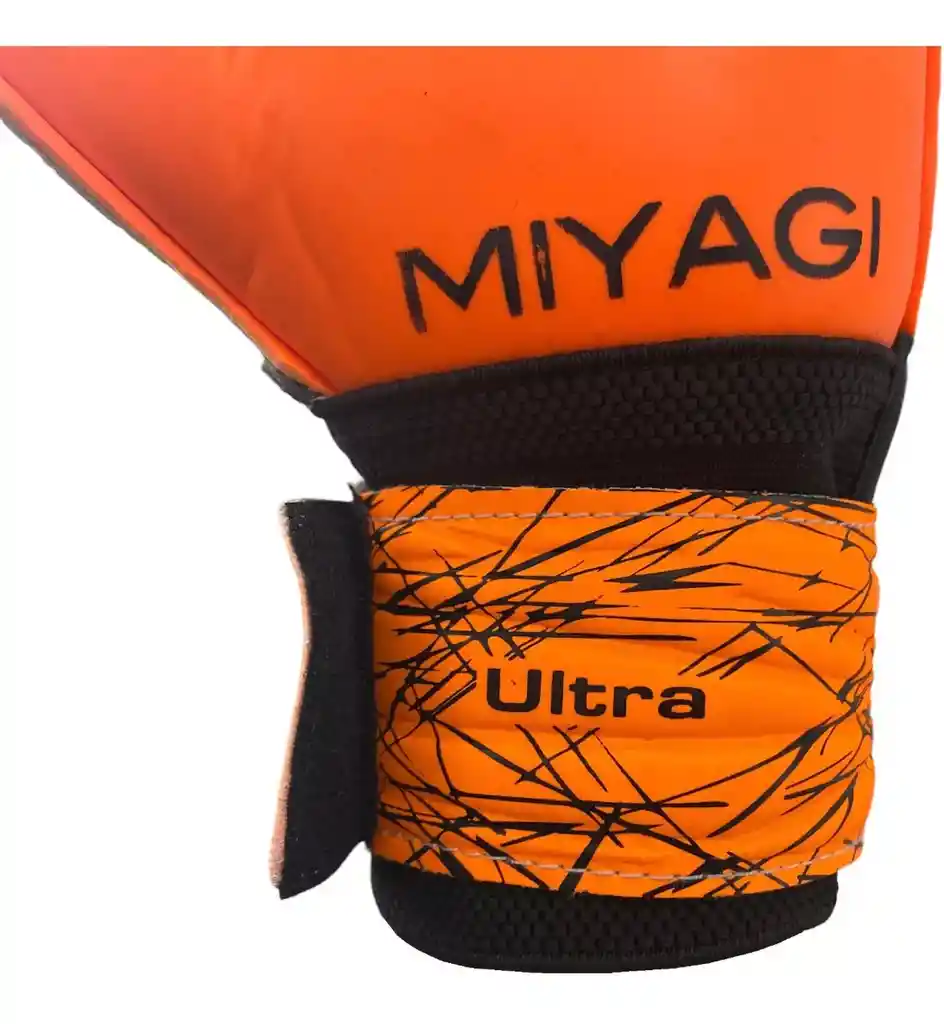 Guante De Arquero Miyagi Ultra Mg012 Antifracturante Color Naranja