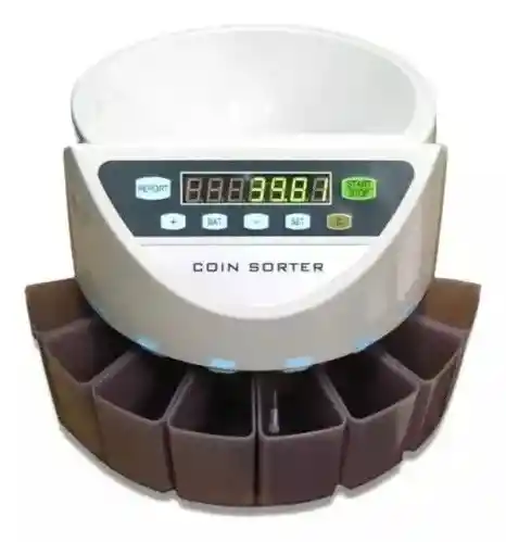 Maquina Contadora De Monedas Coin Sorter Contador Monedas