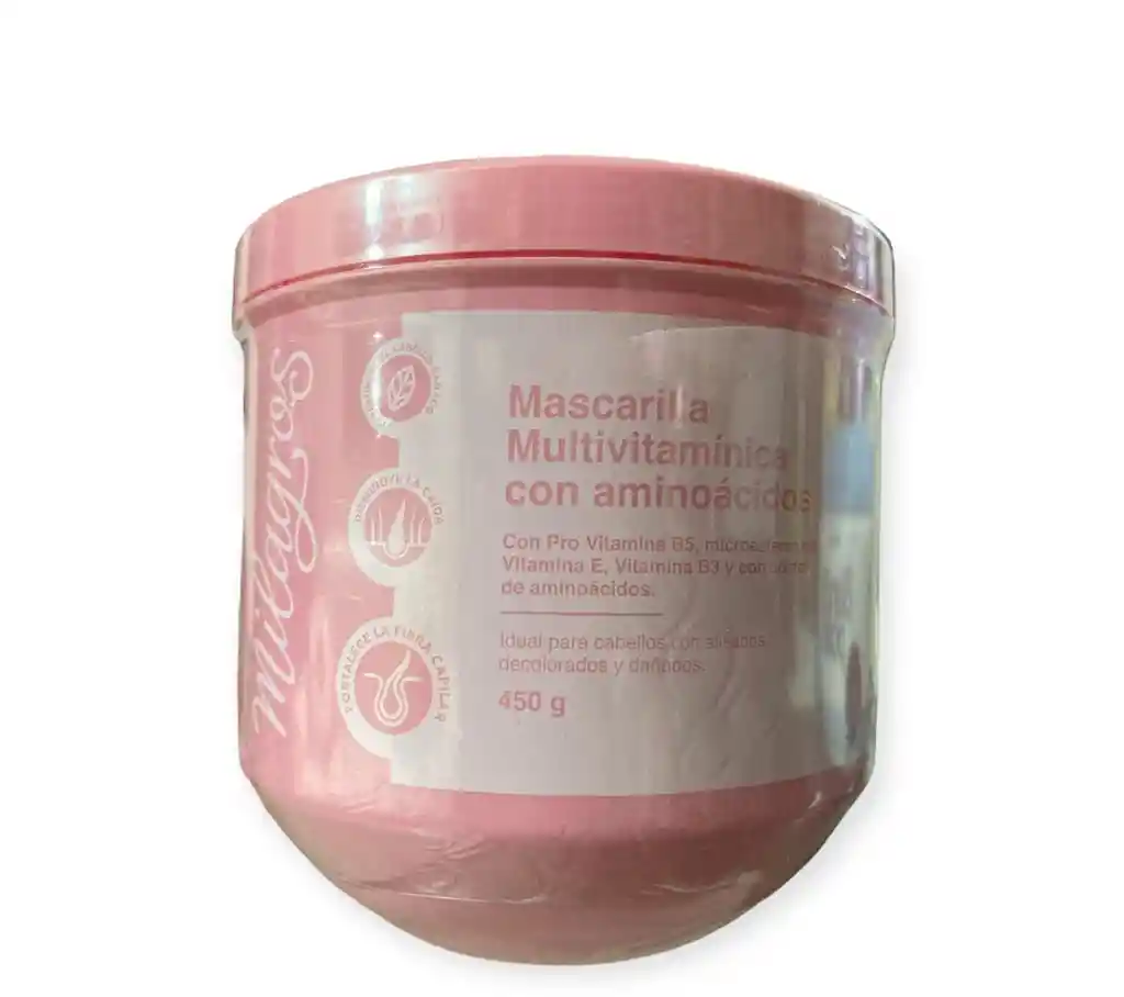 Mascarilla Multivitamínica Milagros X 450g