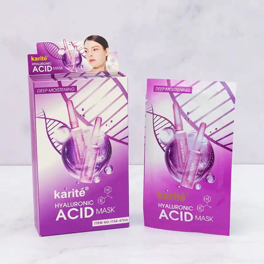 Mascarilla Karite Sencilla De Acido Hialuronico En Velo Ref 97