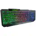 Teclado Gamer Rgb Led Usb Teclas Rainbow Unitec 29utxcmbrd