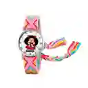 Reloj Mafalda Tejido Hilos Artesanal Mujer Dama + Estuche