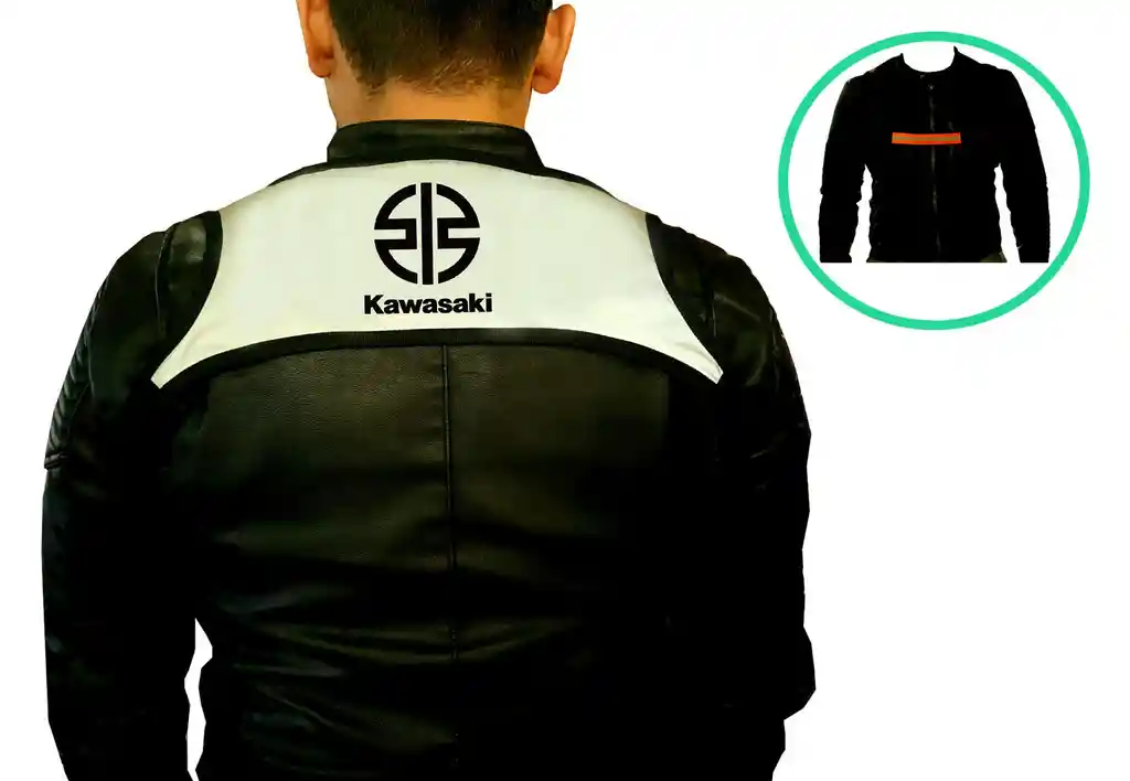 Reflectivo De Moto Chaleco Dorsal Chaleco Kawasaki 1
