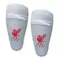 Media Porta Canilleras Fútbol Talla: M Malla Para Espinilleras Funda - Liverpool Blanco