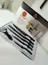 Juego De 6 Cuchillos Con Recubrimiento Antiadherente