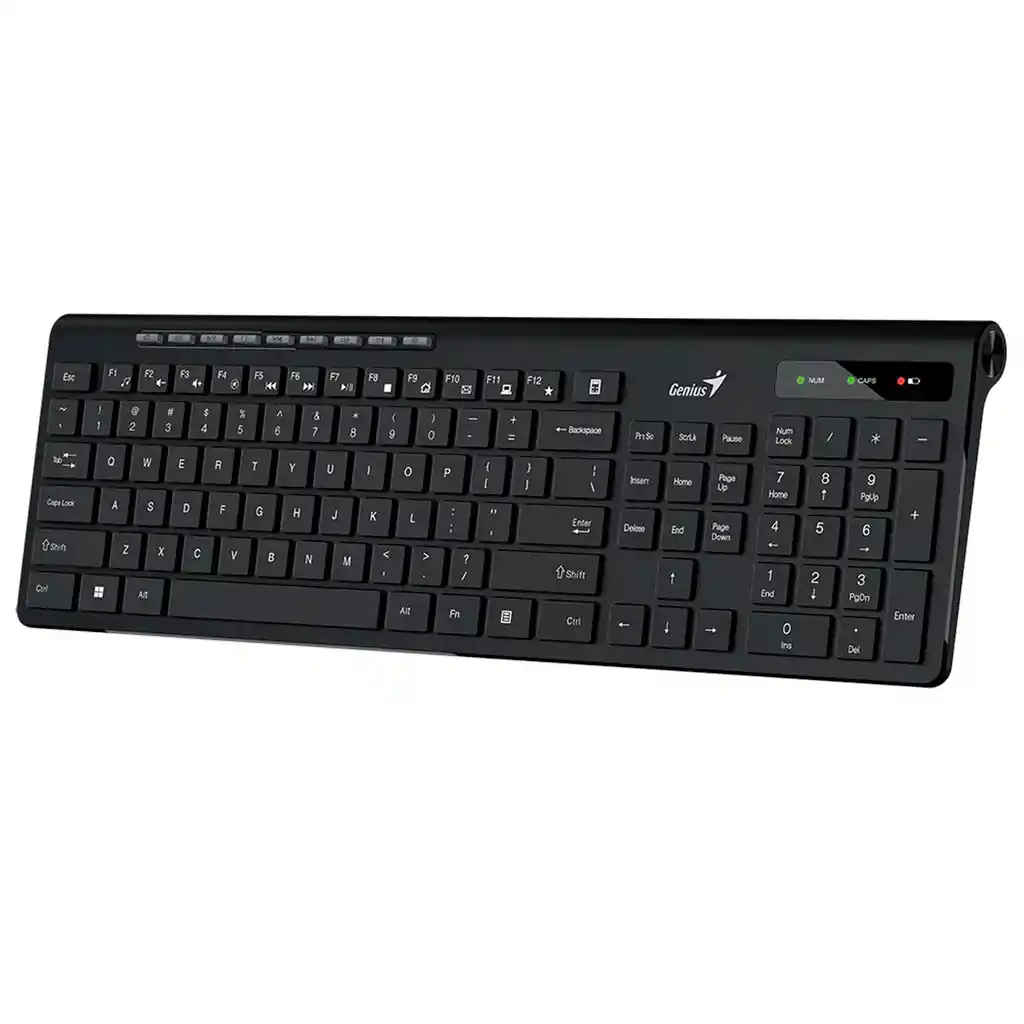 Teclado Inalámbrico Genius Slimstar 7230 Elegante Multimedia