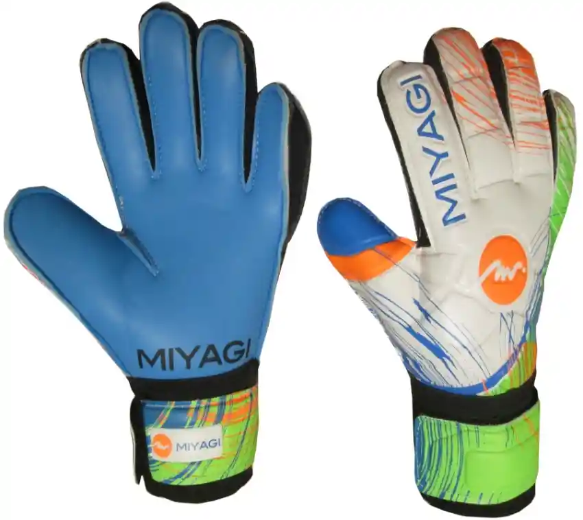 Guantes De Arquero Miyagi Latex Mg007-17 Color Blanco