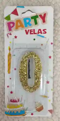 Vela # 0 Color Dorado