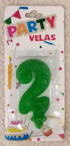 Vela # 2 Color Verde