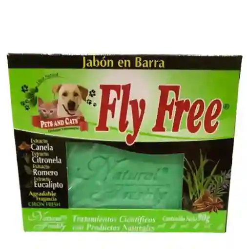 Natural Freshly Fly Free Jabón En Barra