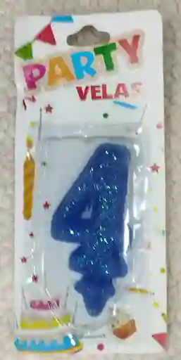 Vela # 4 Color Azul