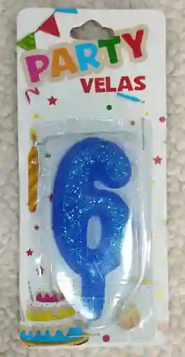 Vela # 6 Color Azul