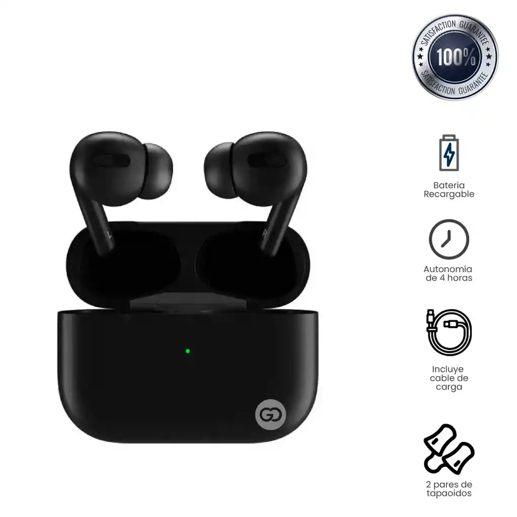 Audífonos Bluetooth Blvck Pods Mega Bass Para Iphone Y Android