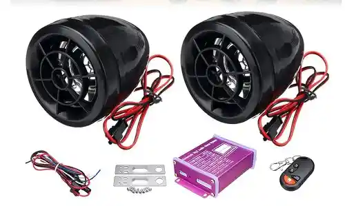 Parlante Para Moto Bluetooth Y Alarma