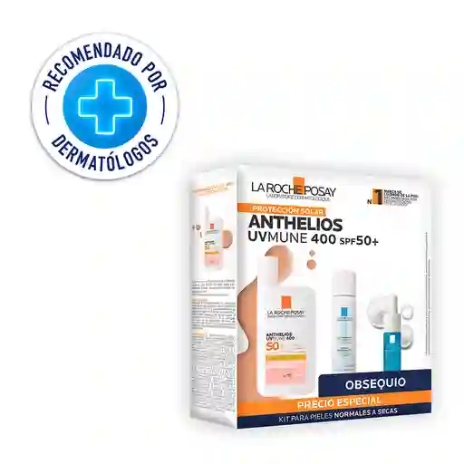 Kit La Roche Posay Protector Solar Anthelios Uvmune Color Sp50 + Obsequio