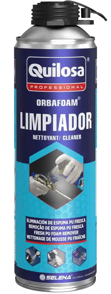 Quilosa Professional Orbafoam Limpiador Aerosol 0,5 L Translúcido Es-fr-gb-pt