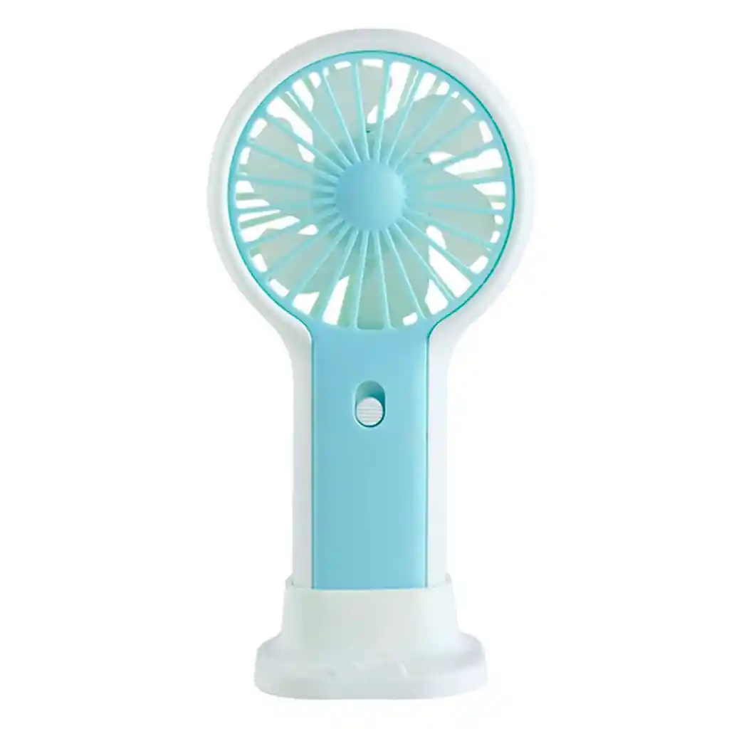 Mini Ventilador Personal Recargable Con Soporte Para Celular