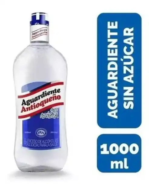 Aguardiente Antioqueño Azul 1l