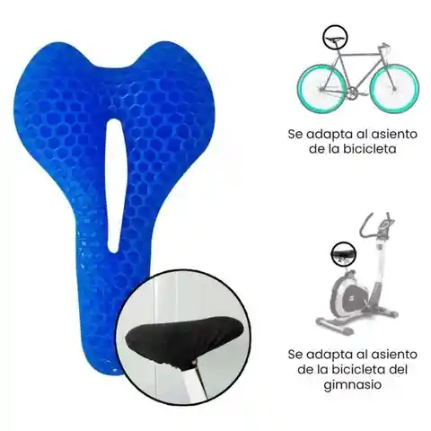 Cojín De Gel Ortopédico Para Asiento De Bicicleta