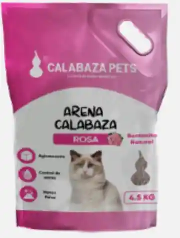 Arena Kalabaza Para Gatos Rosa X 10kg