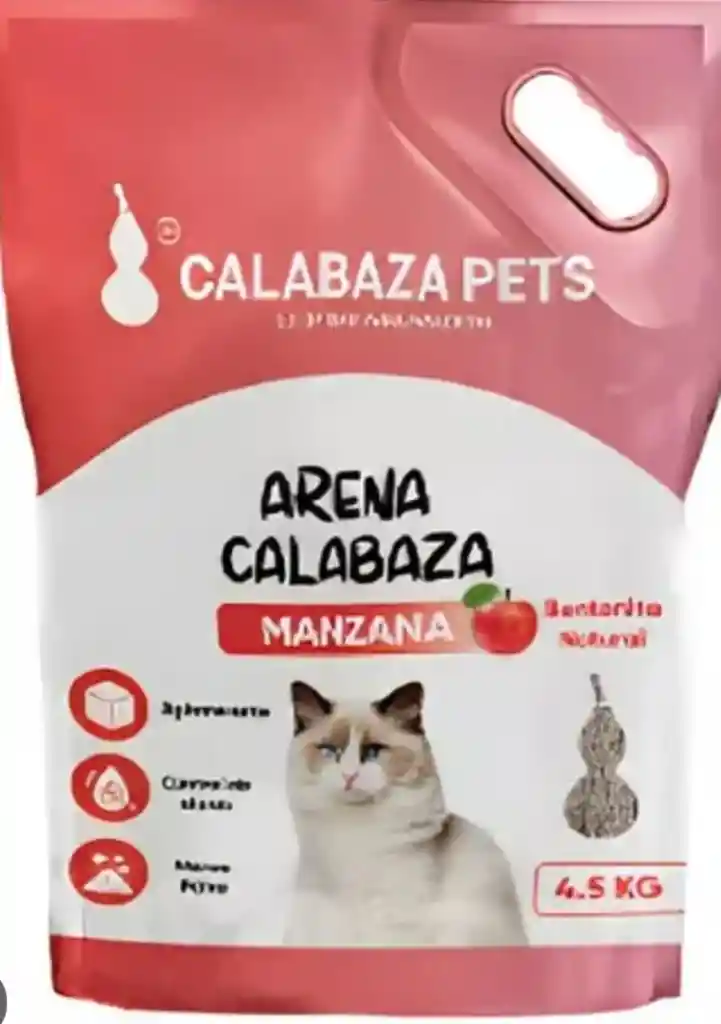 Arena Calabaza Olor Manzana X 4.5kg