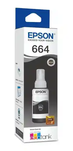 Tinta Epson Negra T664/220