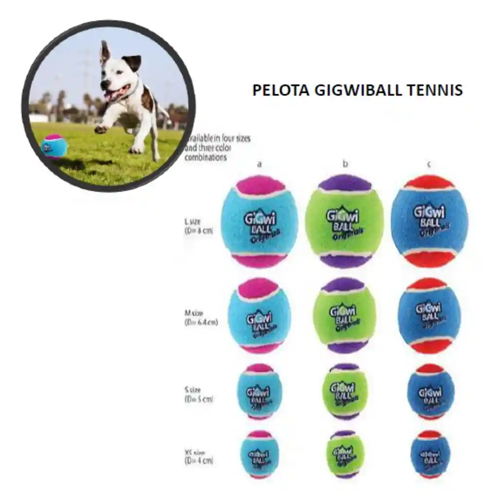 Pelota Gigwiball Tennis L