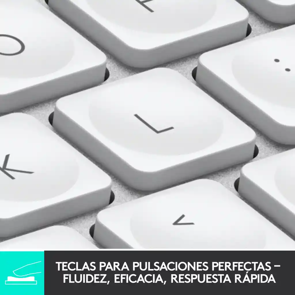 Combo Avanzado Logitech Teclado Mx Keys Mini + Mx Master 3s Blanco