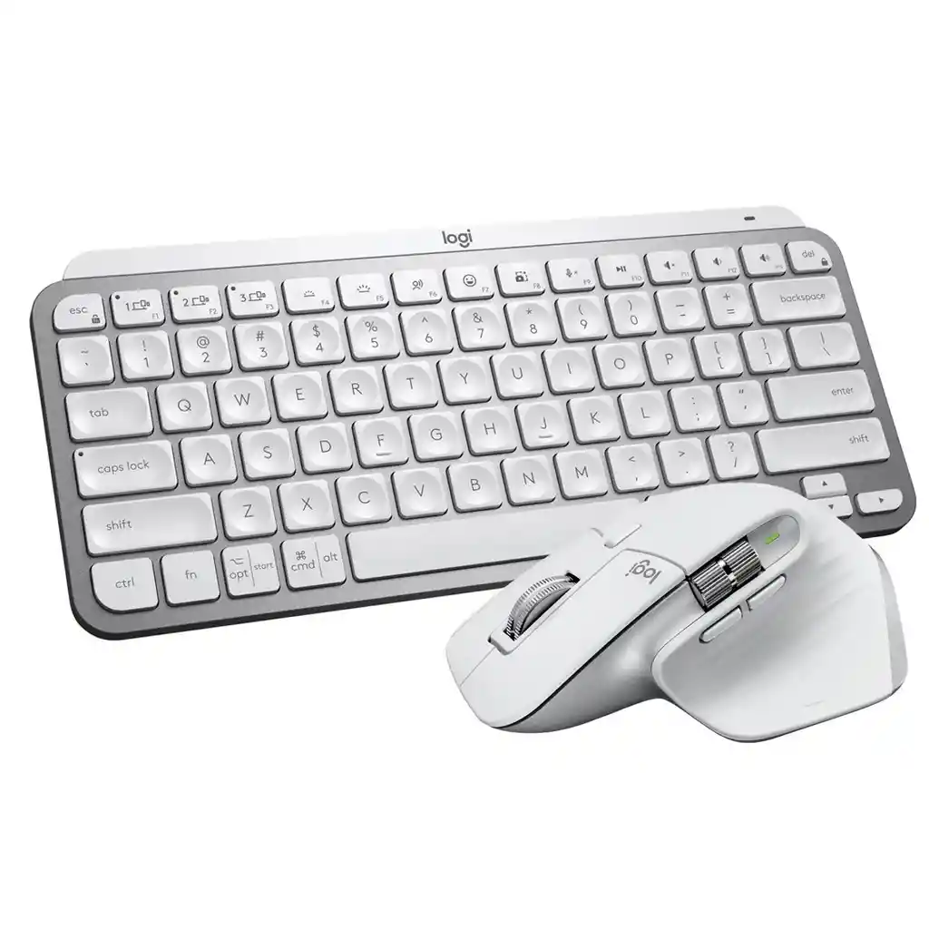 Combo Avanzado Logitech Teclado Mx Keys Mini + Mx Master 3s Blanco