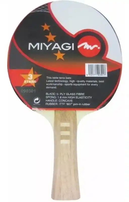 Raqueta Ping Pong Tenis De Mesa Miyagi 3 Estrellas