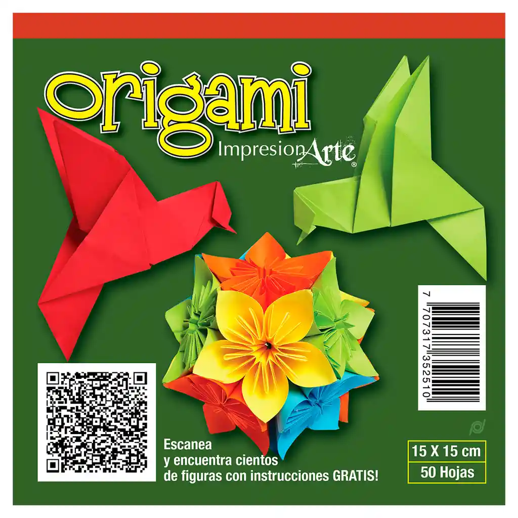 Block Origami 15*15 X 50 Hojas