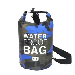 Bolsa Seca Camuflada, 5 Litros, Basic