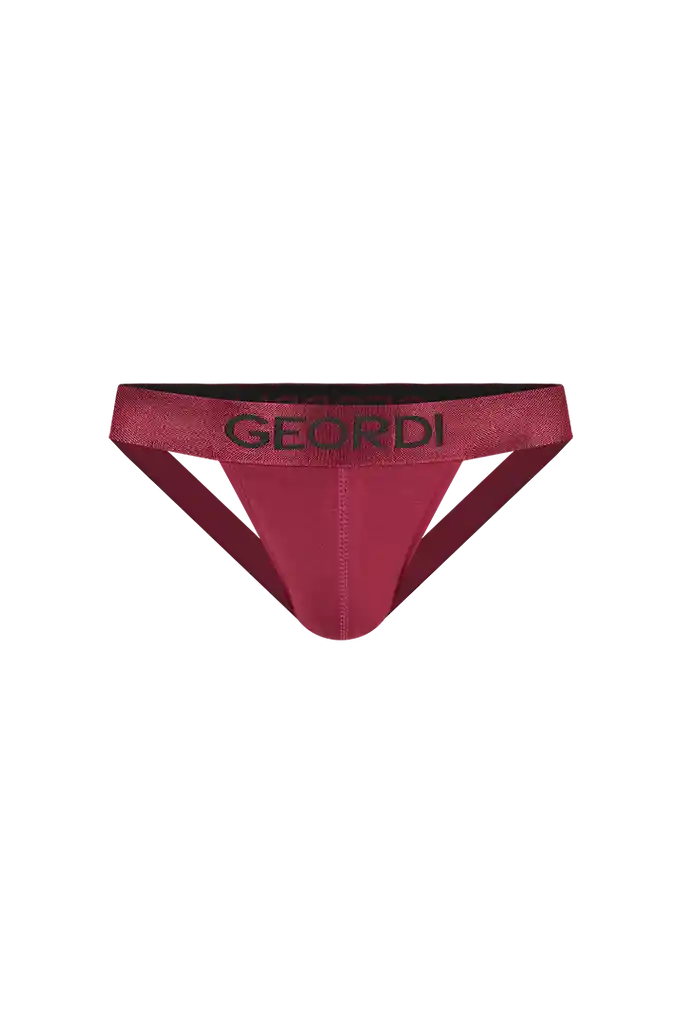 Suspensorio De Algodón Peinado De Lujo (gg06c1) Vinotinto Xl