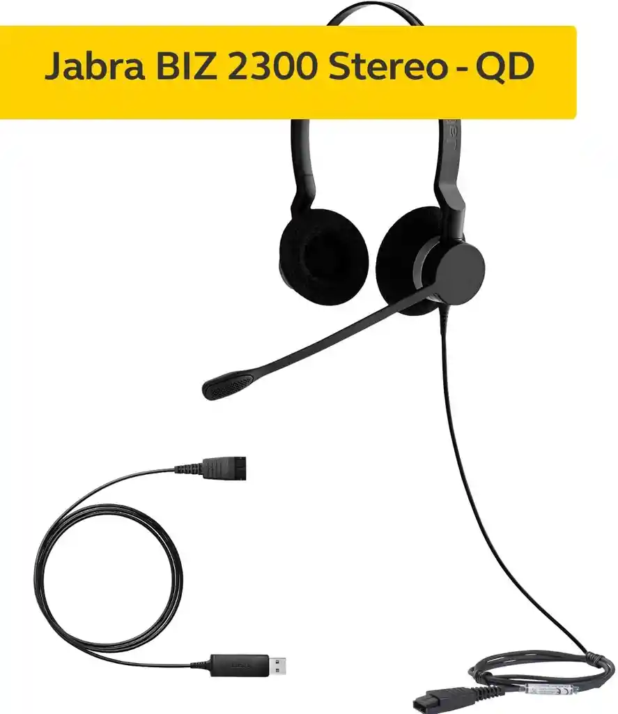 Diadema Profecional Jabra Biz 2300 Estereo + Jabra Link230