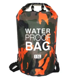 Bolsa Seca Camuflada, 15 Litros, Basic