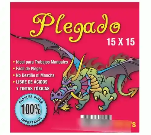 Block Plegado 15*15 Iris