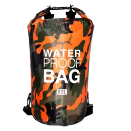 Bolsa Seca Camuflada, 20 Litros, Basic