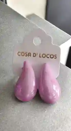 Aretes Gota Rosada