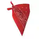 Pañoleta Roja O Bandana Con Estampado