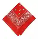 Pañoleta Roja O Bandana Con Estampado