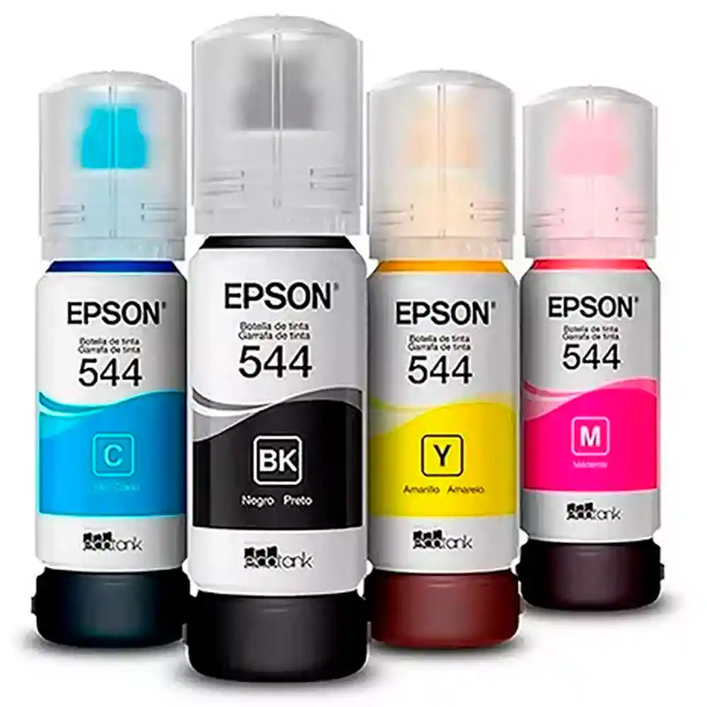 Botellas De Tinta Epson 544 Colores X4 Originales