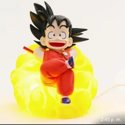 Figura Coleccionable Son Goku Niño Dragon Ball Z Nube Lampara