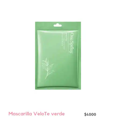 Mascarilla Velo Té Verde